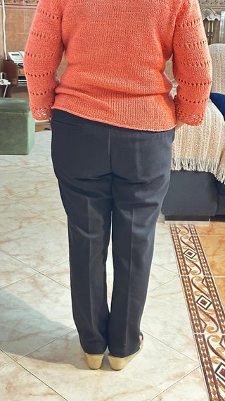Pantalón de vestir negro talla XL