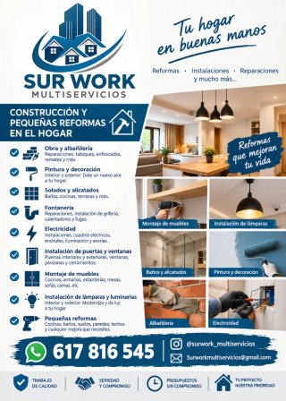 Reformas en general, albañil, electricista