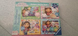 Pack 4 Puzzles Gabby's Dollhouse Ravensburger