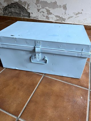 Caja Metálica Azul y lila