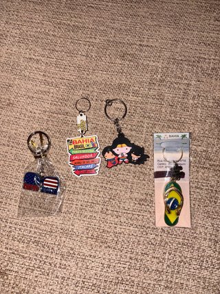 Llaveros de Países a 3€ cada uno.
