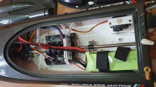 Lancha RC Brushless Racing Boat