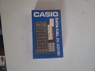 Agenda Electrónica Casio DATA-CAL DC-830 BK