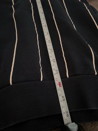 Sudadera Zara Rayas Verticales Azul Marino