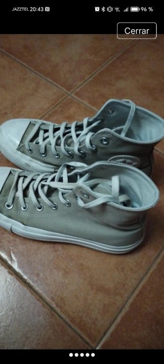 Converse Beige/Blanco Talla 39