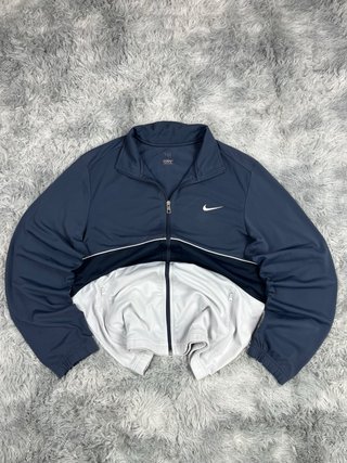 Chaqueta Nike Vintage Retro Chandal Azul y Blanca