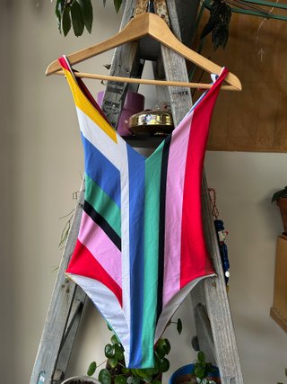 Bañador Zara rayas multicolor - Talla M