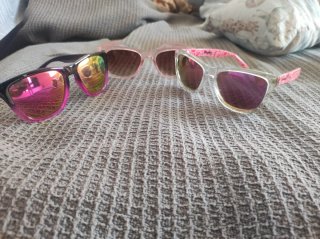 Set de 3 Gafas de Sol Tonos Rosas