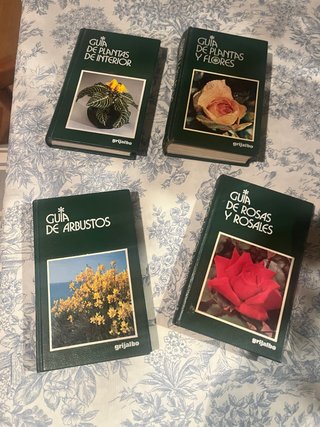 Lote 4 libros jardineria