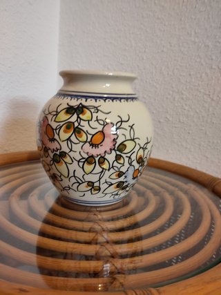 Jarrón decorativo de cerámica 20 cm