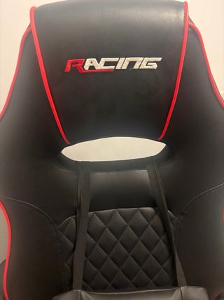 Sedia da Gaming Racing Nera e Rossa