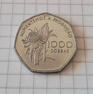 Moneda de Santo tomé y príncipe
