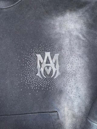 Sudadera AMIRI Negra con Pedrería