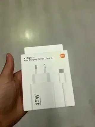 Cargador súper rápido Xiaomi 45W (enchufe + cable
