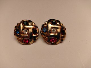 Pendientes Vintage Redondos Dorados