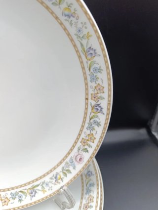 Set platos llanos porcelana Santa Clara