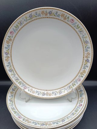 Set platos llanos porcelana Santa Clara