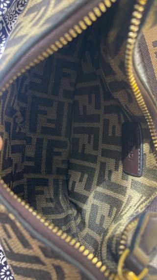 Borsa Fendi Marrone e Oro