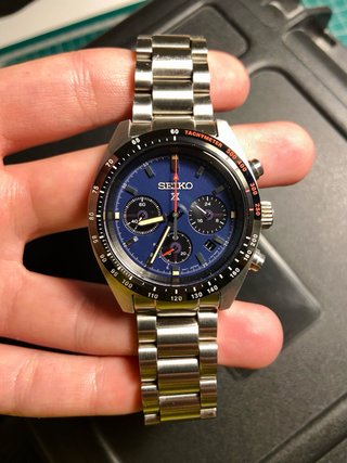 Seiko Prospex Speedtimer Crono Solar Azul SSC815P1