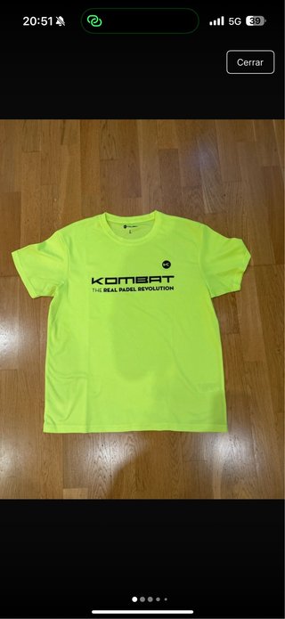 Camiseta Kombat Deportiva Verde Talla L