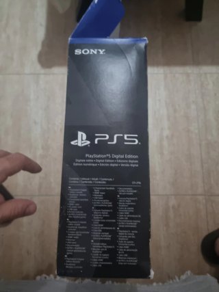 Caja PlayStation 5 (PS5) Digital Edition