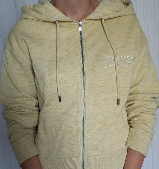 Sudadera con Capucha Color Pistacho