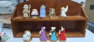 Set di 9 ditali di Betlemme e Re Magi