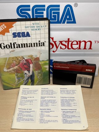 SEGA Master System Golfamania CIB