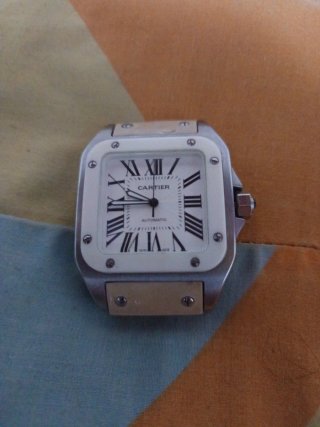 Sin pila Reloj Cartier Santos Automático
