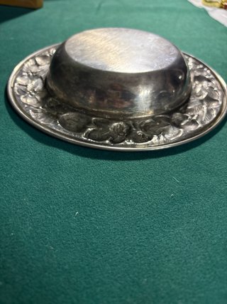 Centrotavola placcato argento