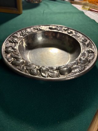 Centrotavola placcato argento