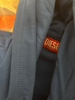 Sudadera Diesel Azul con Logo DSL