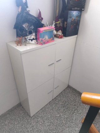 Mueble blanco 4 puertas