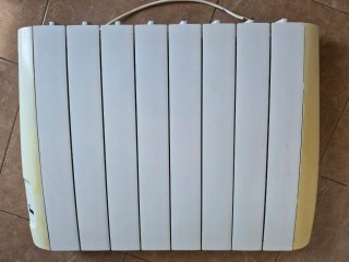 Lote 4 Radiadores eléctricos blancos