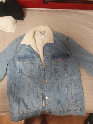 Chaqueta Vaquera con Borrego Bershka