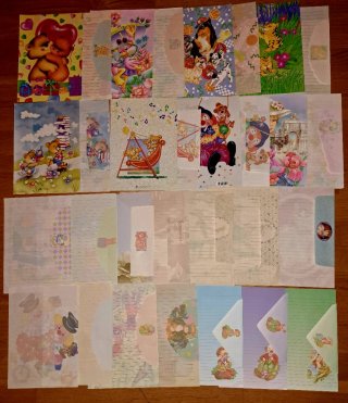 Lote de Cartas Perfumadas y Sobres