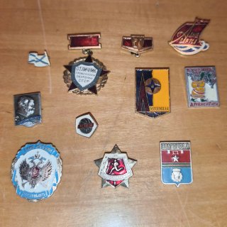 Lote insignias URSS