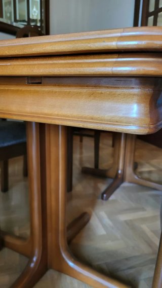 Mesa comedor extensible madera