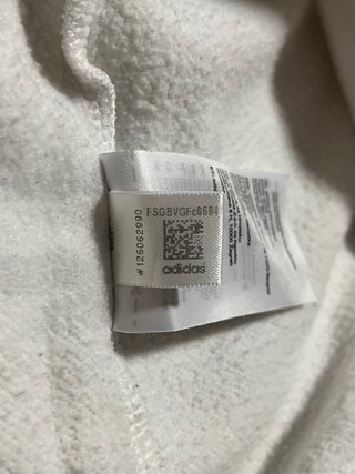 Sudadera sin capucha Adidas Original blanca M