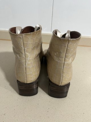 Botines Hispanitas Beige