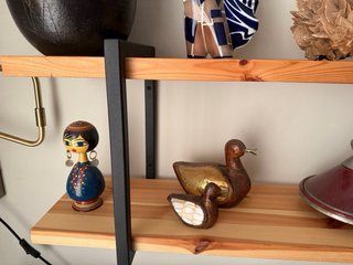 Estantería Madera Pino y Hierro Estilo Industrial