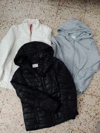 Lote 3 chaquetas chica Talla S