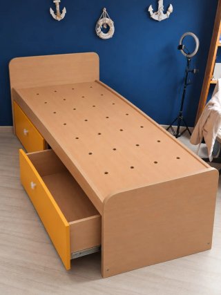 Cama individual 90cm con 2 cajones