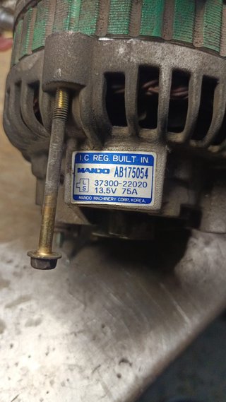 Alternador Mando AB175054 Hyundai 13.5V 75A