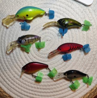 Lote de 6 señuelos Crankbaits