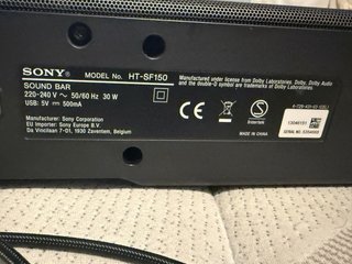 Barra de Sonido Sony HT-SF150