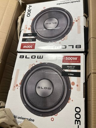 Pack 2 Altavoces Subwoofer / Woofer Blow A-300 12"