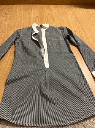 Vestido Carhartt Rayas Blanco y Azul