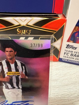 AUTÓGRAFO IAQUINTA /99 TEAM SET JUVENTUS TOPPS