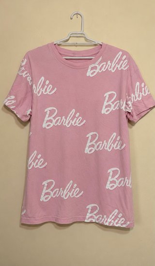 Camiseta Barbie rosa talla única